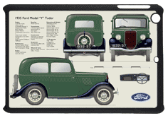 Ford Model Y Tudor 1932-37 Small Tablet Covers